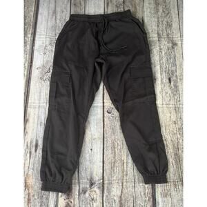 Joggers Cargo Black Thin Unbranded Pants Mens Size Small